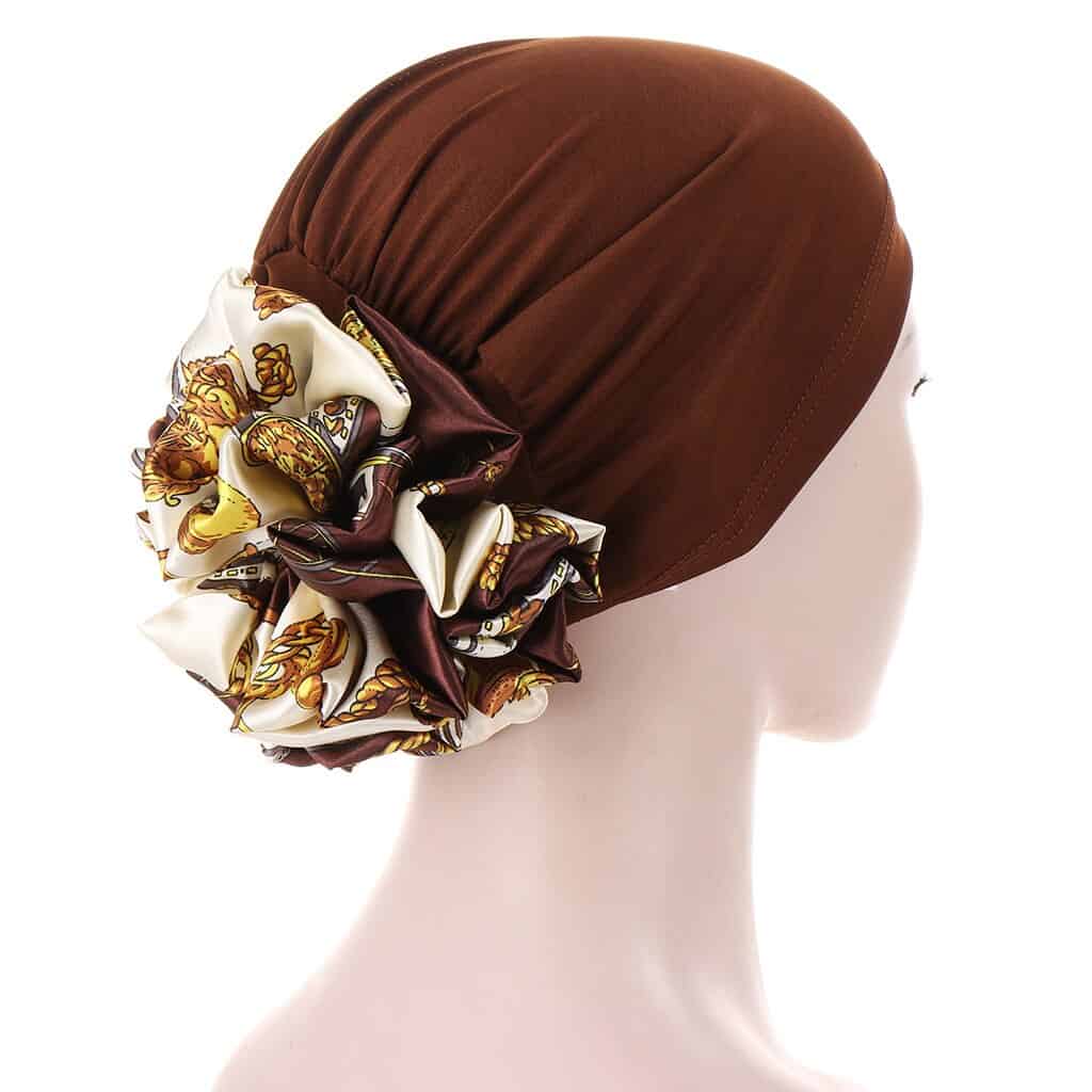 Johanne Bonnet Chimio Fular Cheveux Femme Marron