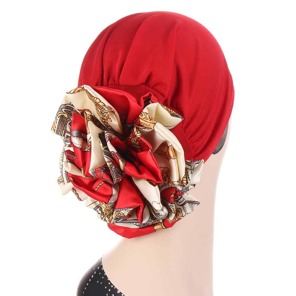 Cathy Bonnet Kemo Eşarp Modern Kadin Kirmizi