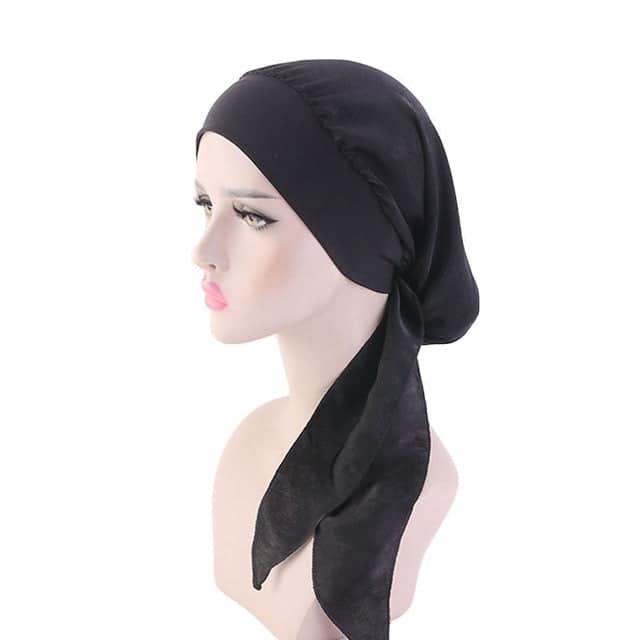 Anne Kemo Eşarp Kadin Saç Düz Si̇Yah