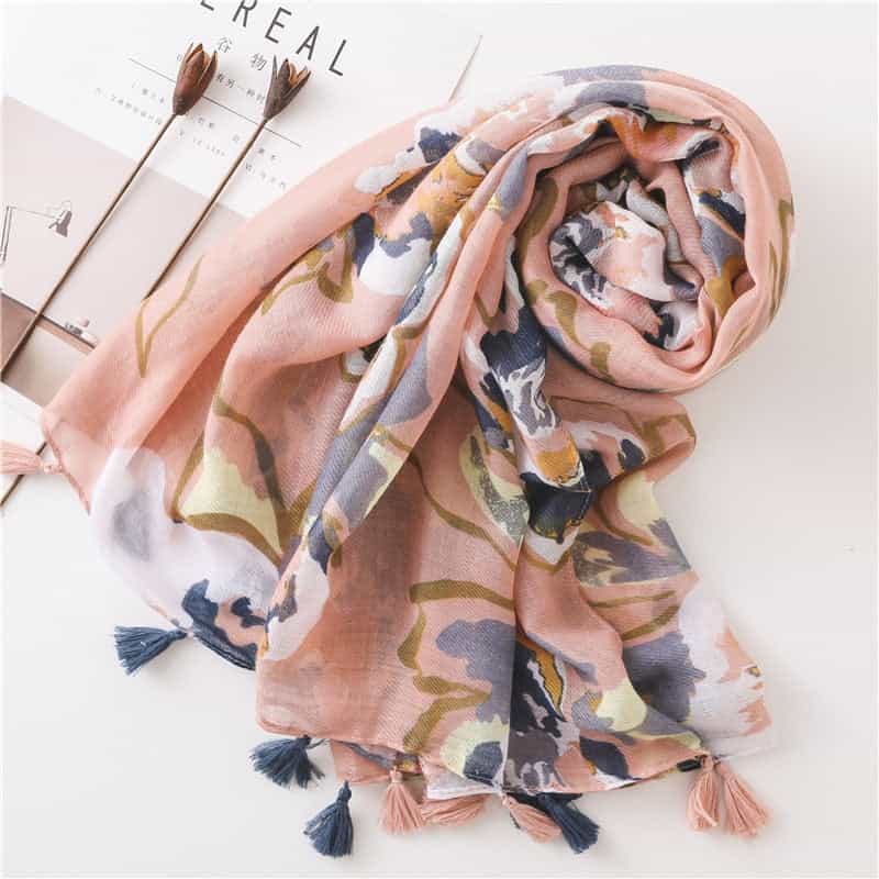 Kadın 180 Pembe Eşarp - Skylah
