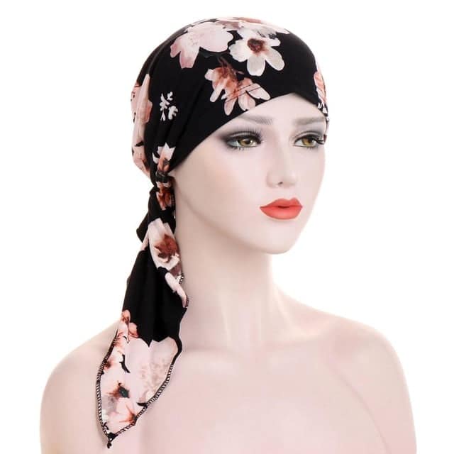 Raphaëlle Kadin Modern Kemo Eşarp Si̇Yah Desenli̇