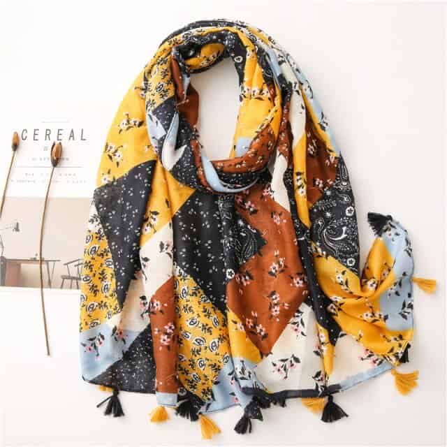 Kadin 180 Sari Eşarp - Gerda Liberty