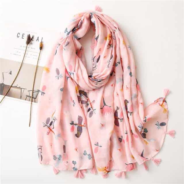 Kadin 180 Pembe Eşarp - Lilya