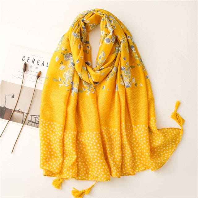 Kadin 180 Sari Eşarp - Frida Liberty